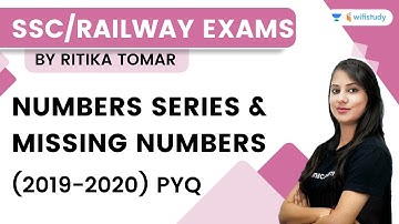 Number Series and Missing Numbers  | Reasoning | Railway/SSC Exams | Ritika Ma