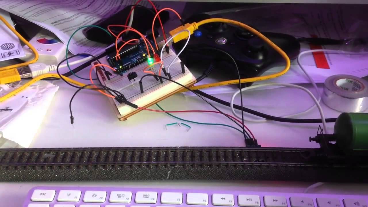 Infrared track occupancy detection - YouTube