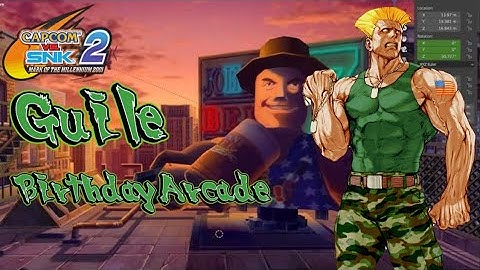 Guile Birthday Arcade 💪🇺🇸 - Capcom vs Snk 2 Mark of the Millennium 2001 (PS5)