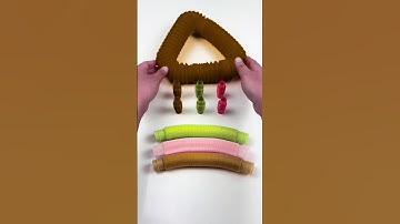 POP TUBE SATISFY | robot funny sound #asmr #creative #diy #satisfying #poptubesound #robot #relaxing