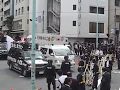 右翼団体の街宣車VS警察官 @渋谷区恵比寿西 2010/04/29 その2