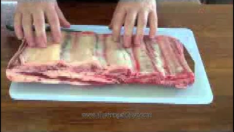 How to Remove the Fascia (Membrane) from a Rack of Ribs