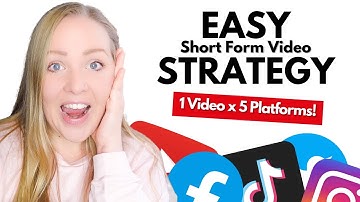 Feeling Overwhelmed? This is my SHORT FORM VIDEO STRATEGY IN 5 SIMPLE STEPS!