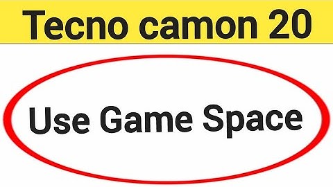 How to use game space, Tecno camon 20 me game turbo on kaise kare