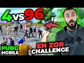4 VS 96 HERKES BİZE KARŞI!! 😮 DÜNYANIN EN ZOR CHALLENGE'I !! | PUBG Mobile