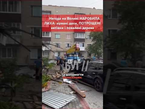 ❗️Негода на Волині