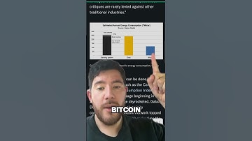 Is BITCOIN Cleaner Than BANKING?  #crypto #renewableenergy #bitcoin