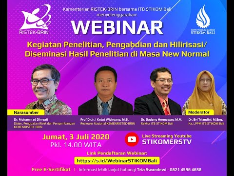 Webinar : Penelitian,
