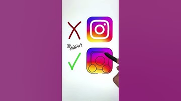 How to draw Instagram logo 😛🎨 #lol #memes #art #shorts