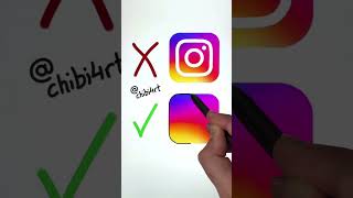 How to draw Instagram logo 😛🎨 #lol #memes #art #shorts screenshot 5