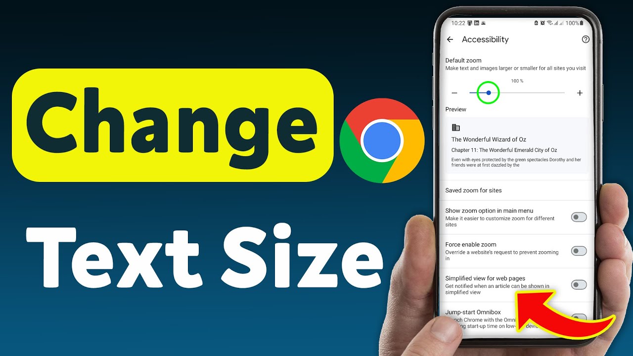 How to Change Text Size On Google Chrome (Updated) - YouTube