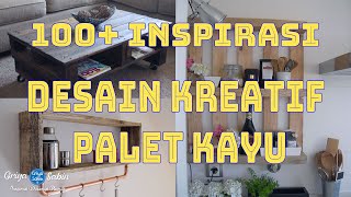 104 Ide Desain Kreatif Daur Ulang Palet Kayu