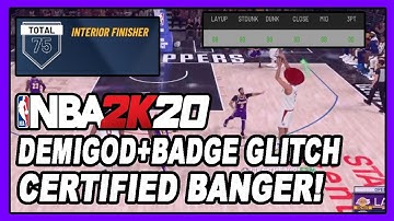 NBA 2K20 NEW DEMIGOD + MAX HOF BADGE GAMEBREAKING GLITCH REVEALED! DENSKI CERTIFIED BANGER!