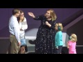 Adele - Family On Stage - Live From Boston 09-14-2016