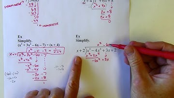 Algebra 2 - Big Ideas 4.3 - Dividing Polynomials
