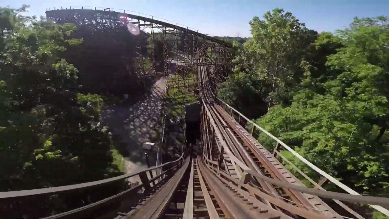 The Beast LONGEST WOODEN ROLLER COASTER Onride / POV Kings Island YouTube