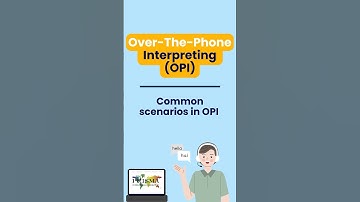 Common scenarios in OPI #languages #world #travel #culture #english #interpretation #interpreter