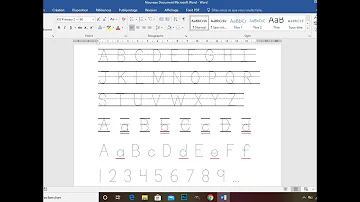 Comment faire des lettres en pointillés sur Word ?