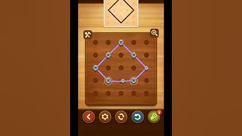 Line puzzle String Art Oak Level 6 7 8 9 10 Walkthrough