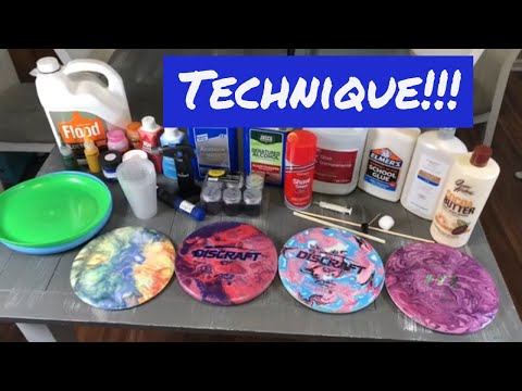 Disc Golf Dyeing