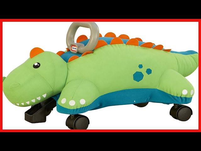 Little Tikes Dino Pillow Racer, Soft Plush Ride-On Toy for Kids