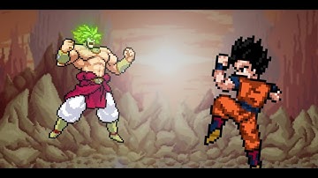 Broly VS Gohan (Sprite Battle)