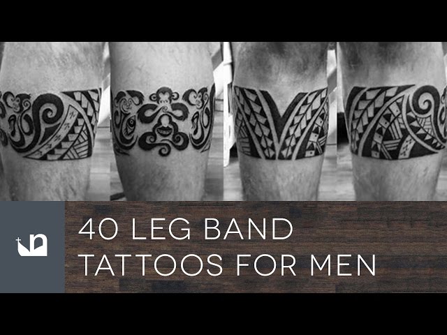 Top 90 about leg band tattoo latest  indaotaonec