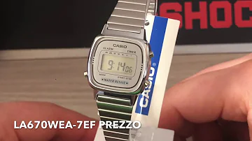 Come si usa l'orologio Casio?