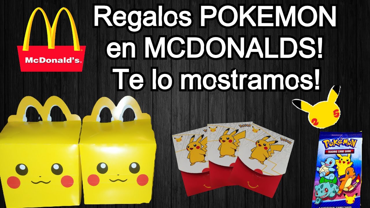 Los especuladores arrasan con las cartas de Pokémon incluidas en los menús  Happy Meal de McDonald's