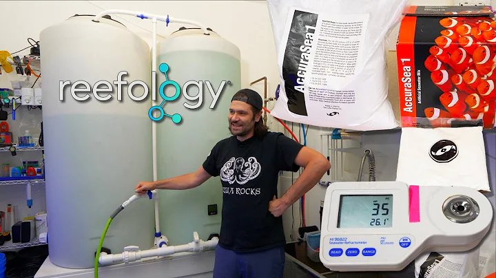 Reefology 101: Everything We Do To Mix Seawater for the Saltwater Aquariums