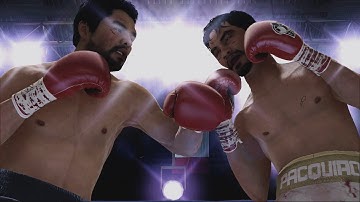 Manny Pacquiao vs Roberto Duran Full Fight - Fight Night Champion Simulation