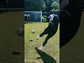 Usain bolt strikes the ball to perfection  football soccer futebol