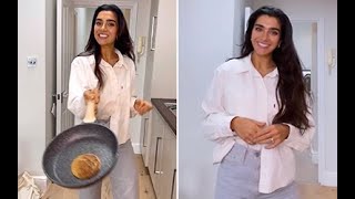 6 ingredient banana pancake recipe with Stef Williams #shorts screenshot 2