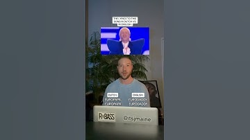 The Lyrics To This Song In Different Languages: Dutch Vs. English (Joost Klein “Europapa”) #shorts