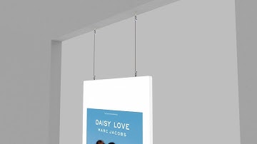 Hanging Double Sided Window Display - Installation Video