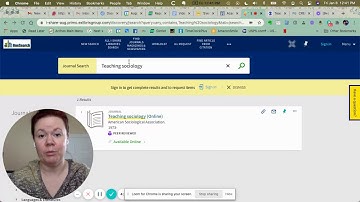 Finding the Full Text of an Article
