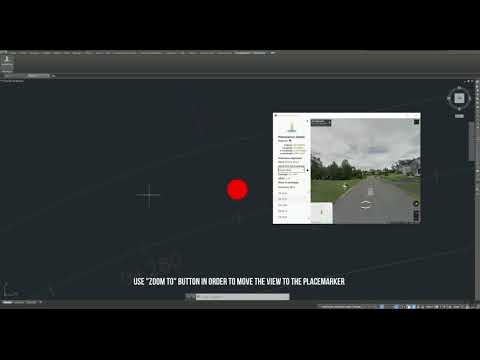 Instant view (AutoCAD&Google street view connection)