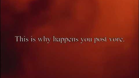 a message for all people who are posting vore