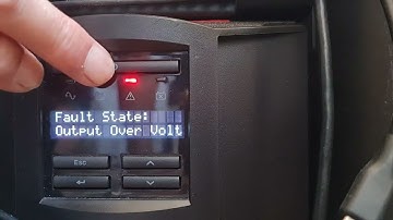 Video 4 Less than 10% load   UPS On   Manual Self test   fails 20220702 181043