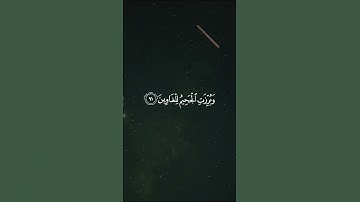 سورة شعراء اية (٨٧ _٩٣) شيخ احمد النفيس #ahmadalnufais