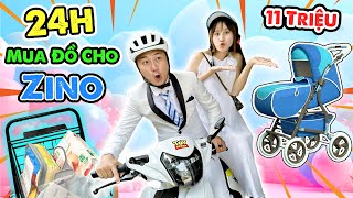 Thử Thách 24h Mua Đồ Cho Em Bé Zino - Vê Vê Channel