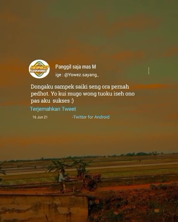 story wa 30 detik - pacobaning urip //
