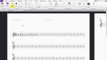 Lesson #1 - Introduction to inputting notes into Sibelius Software