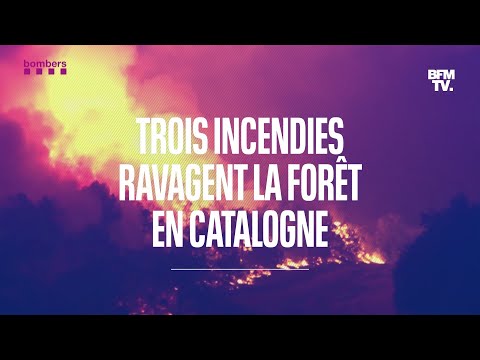 Trois incendies simultanés