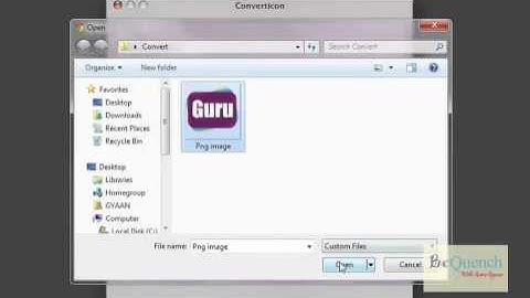Create Icons From PNG or Jpg Image