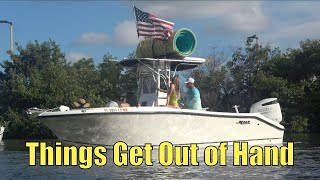 The Wind Gets Them!!  Miami Boat Ramps | 79th Street