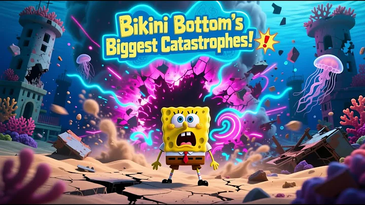 Bikini Bottom's Biggest Catastrophes! 💥 | Ultimate Cartoon Disaster Compilation
