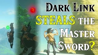 Dark Link STEALS the Master Sword? ..VS ????.. in Zelda Breath of the Wild (Four Links Adventures)