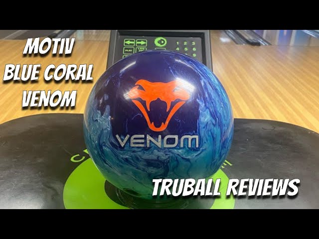 ボール 15P Blue coral VENOM Motiv Venom Blue Coral Bowling Ball - Navy Solid/Sky Blue