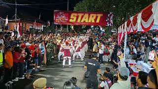 Sang Juara Gerak Jalan 45 Km Dewasa Putra, Smanbara Sma Bali Mandara 07 Tampil Memukau